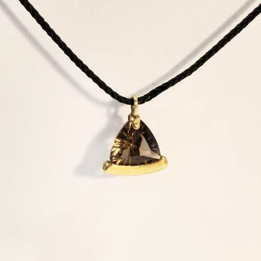 Anker - Røgkvarts 14K