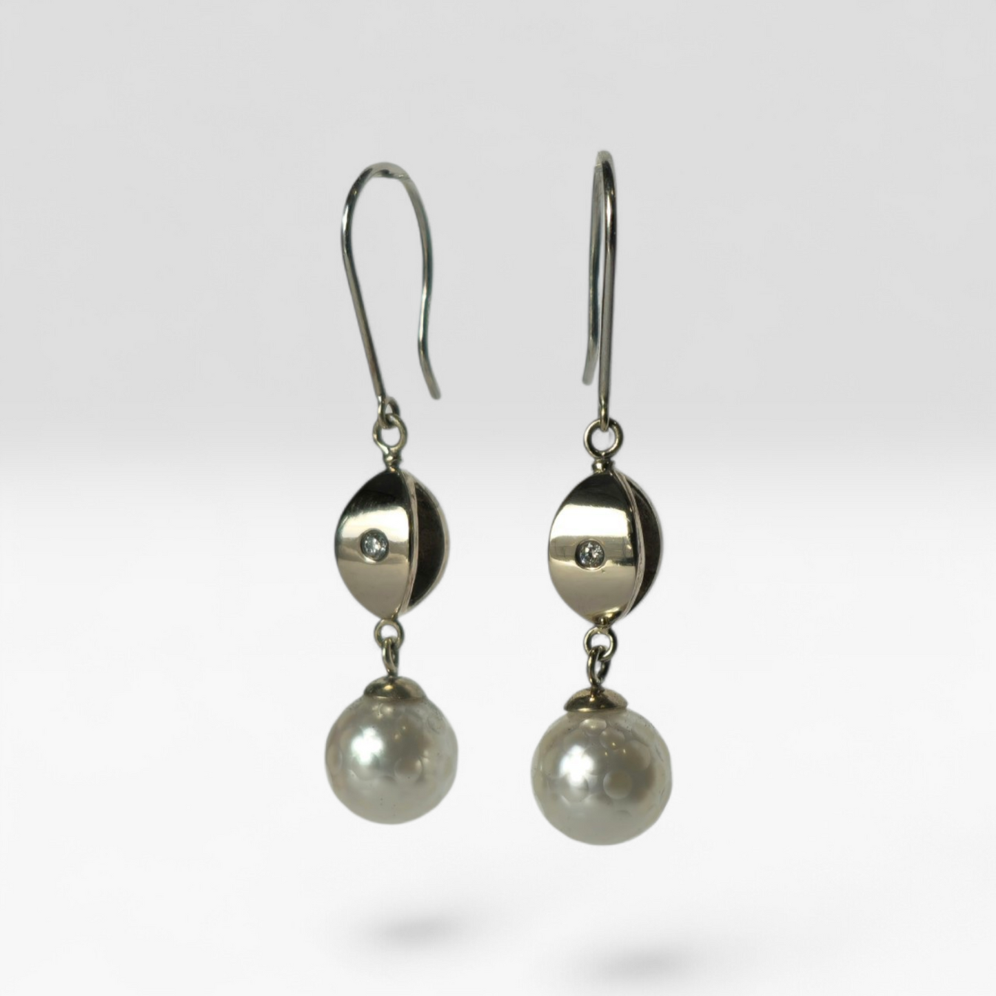 Akoya m. Brilliant 14K