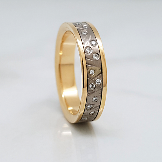 Spindende Diamanter - 14k