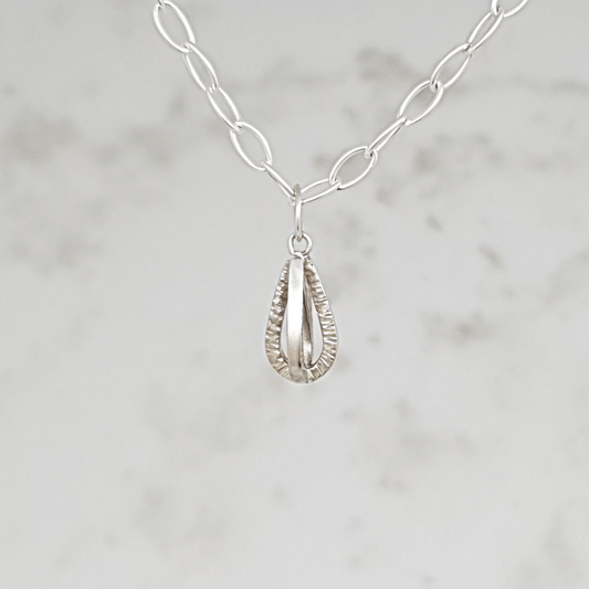 Dråbe halskæde - 925s