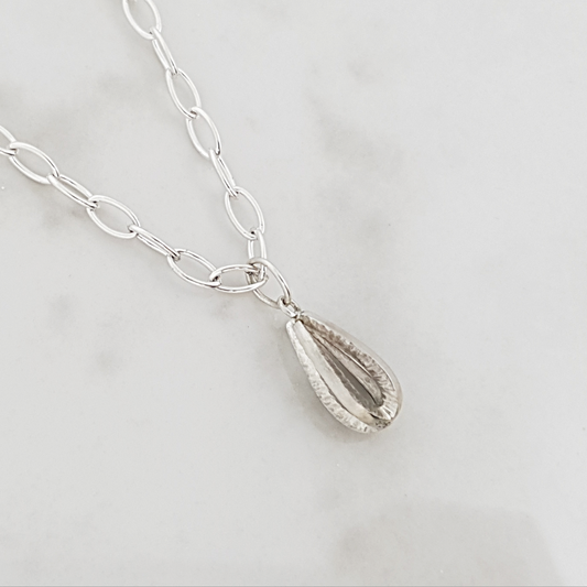 Dråbe halskæde - 925s