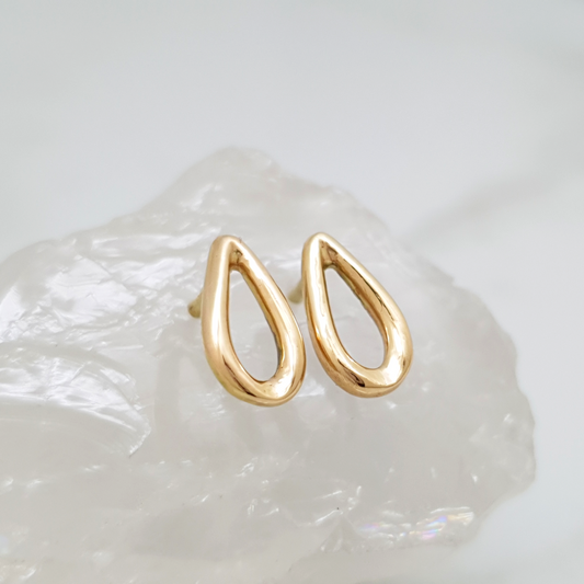 Dråbe ørestikkere - 14kt