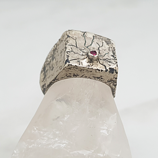 Vulkan Signet Ring - 925s