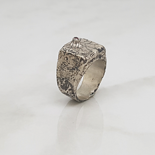 Vulkan Signet Ring - 925s